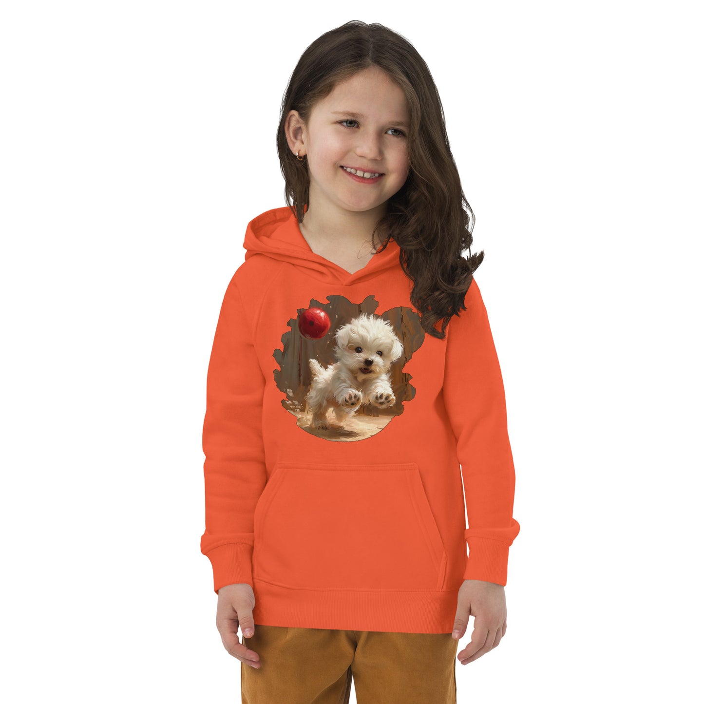 Sudadera infantil eco "Cachorro Juguetón"