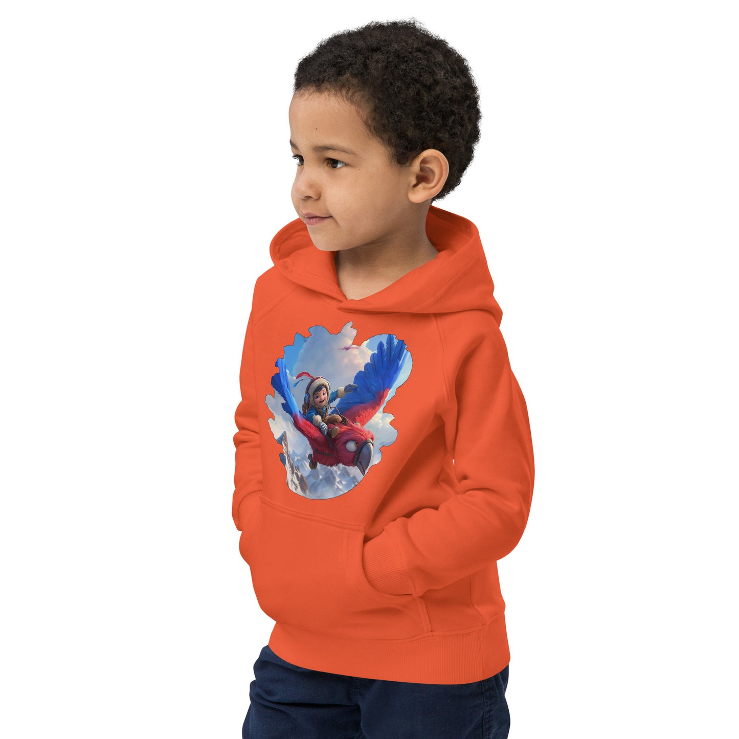 Sudadera Infantil Eco "Aventura en el Cielo"