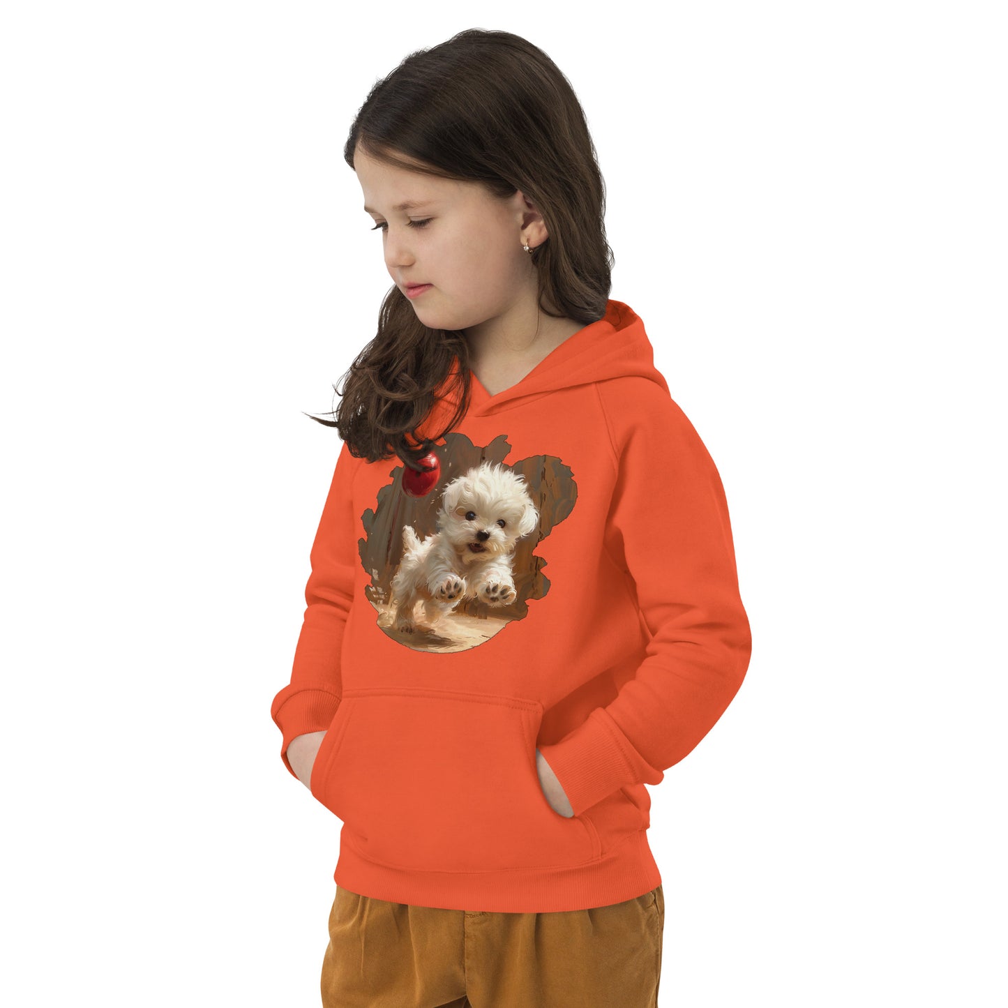 Sudadera infantil eco "Cachorro Juguetón"