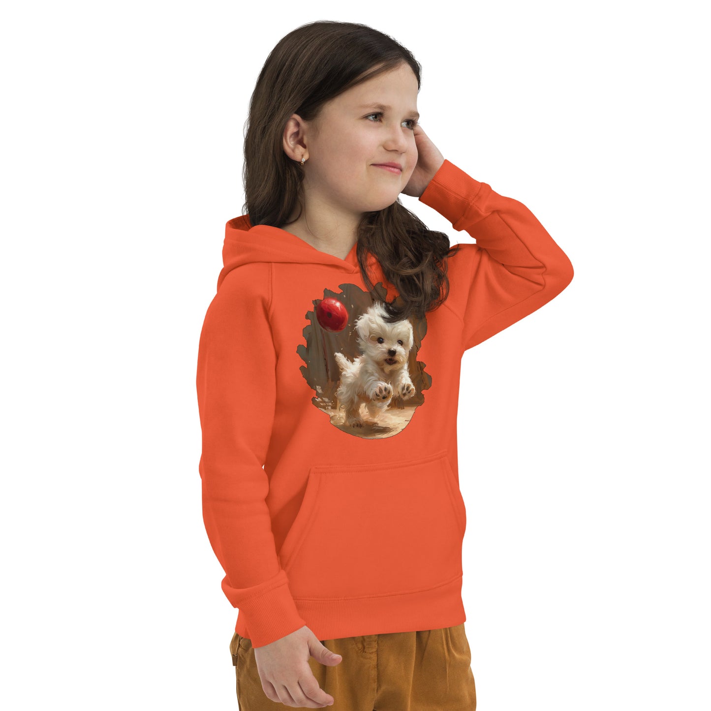 Sudadera infantil eco "Cachorro Juguetón"
