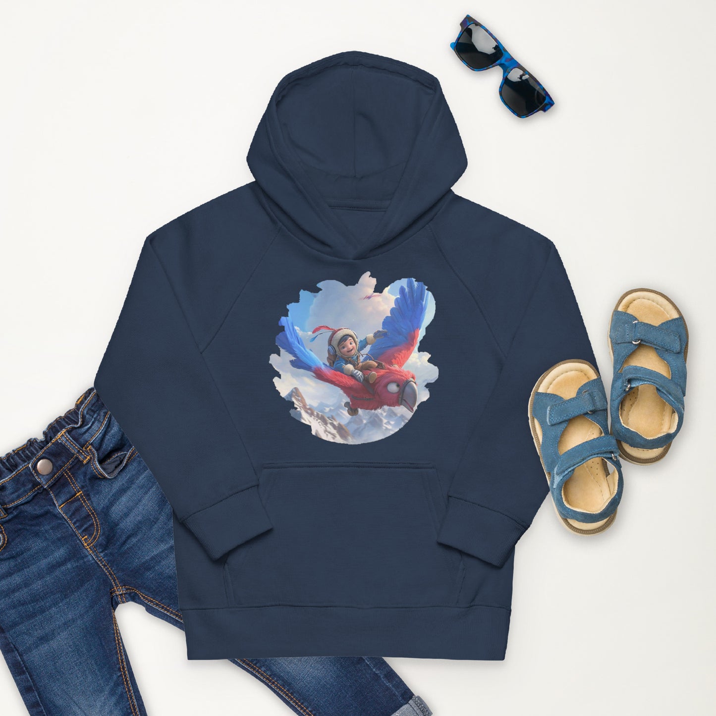Sudadera Infantil Eco "Aventura en el Cielo"