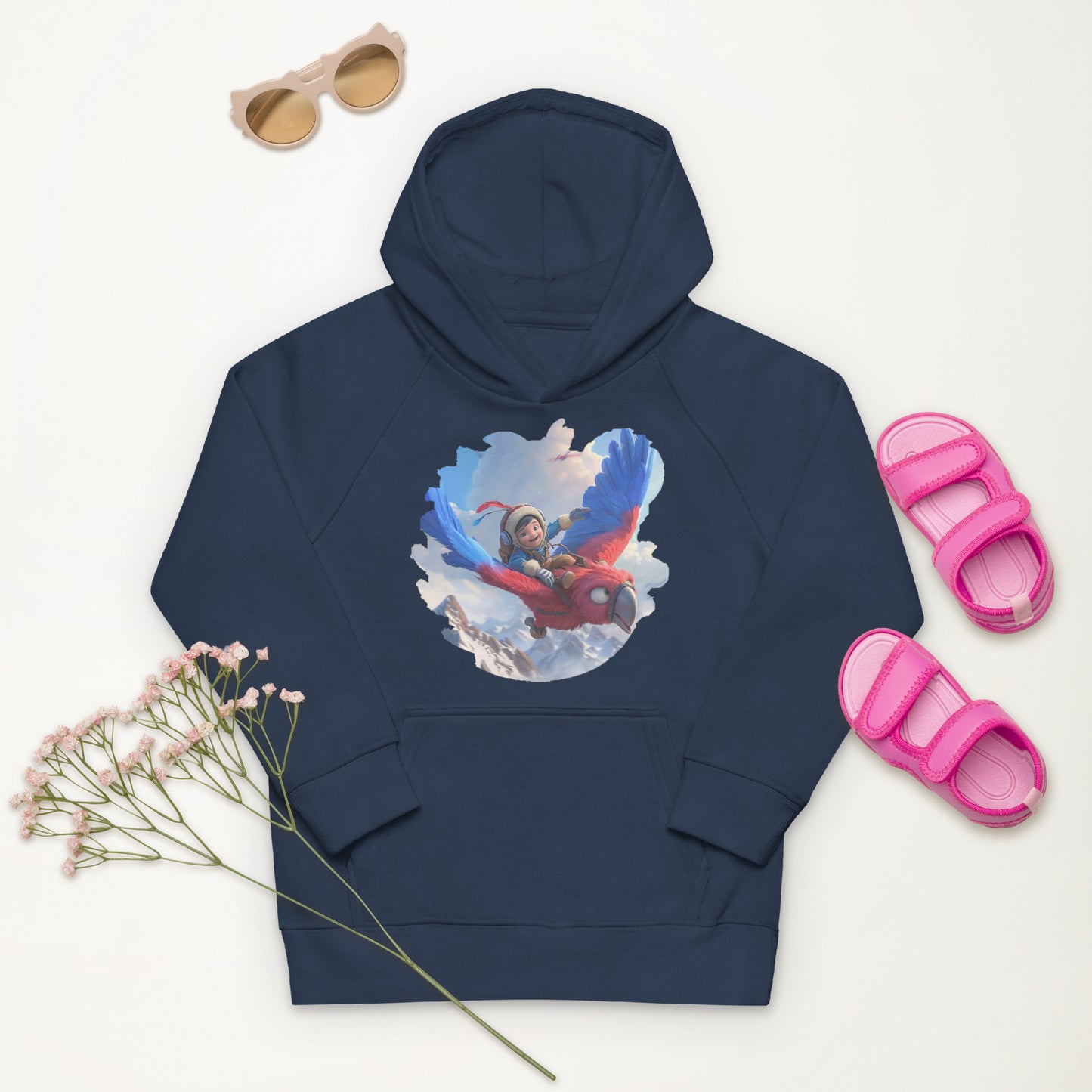 Sudadera Infantil Eco "Aventura en el Cielo"