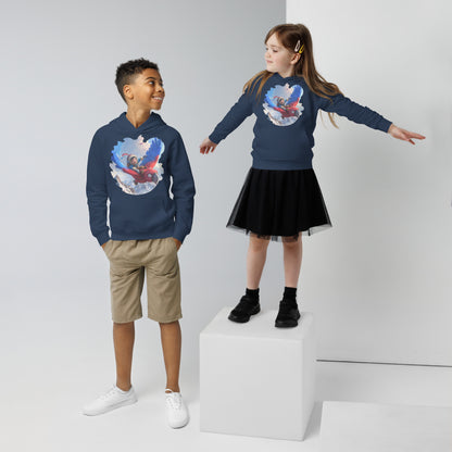 Sudadera Infantil Eco "Aventura en el Cielo"