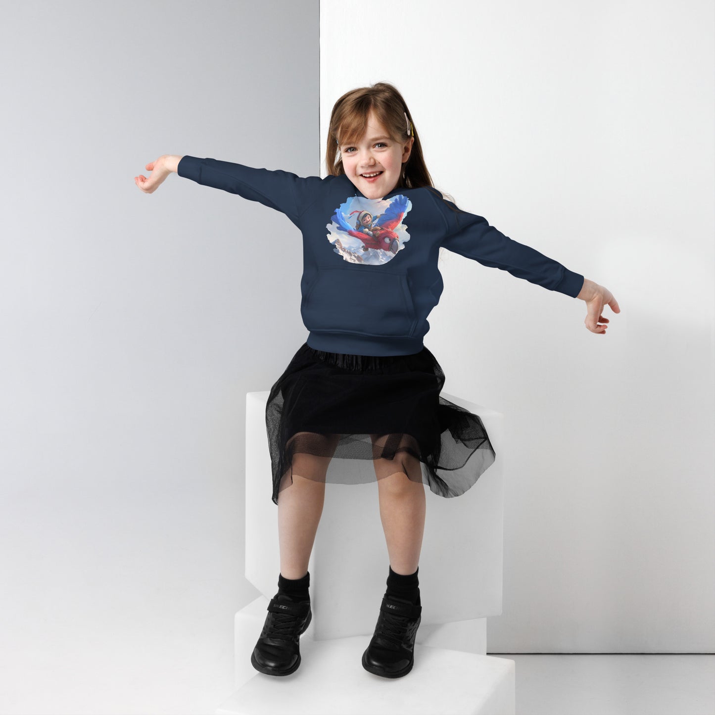 Sudadera Infantil Eco "Aventura en el Cielo"