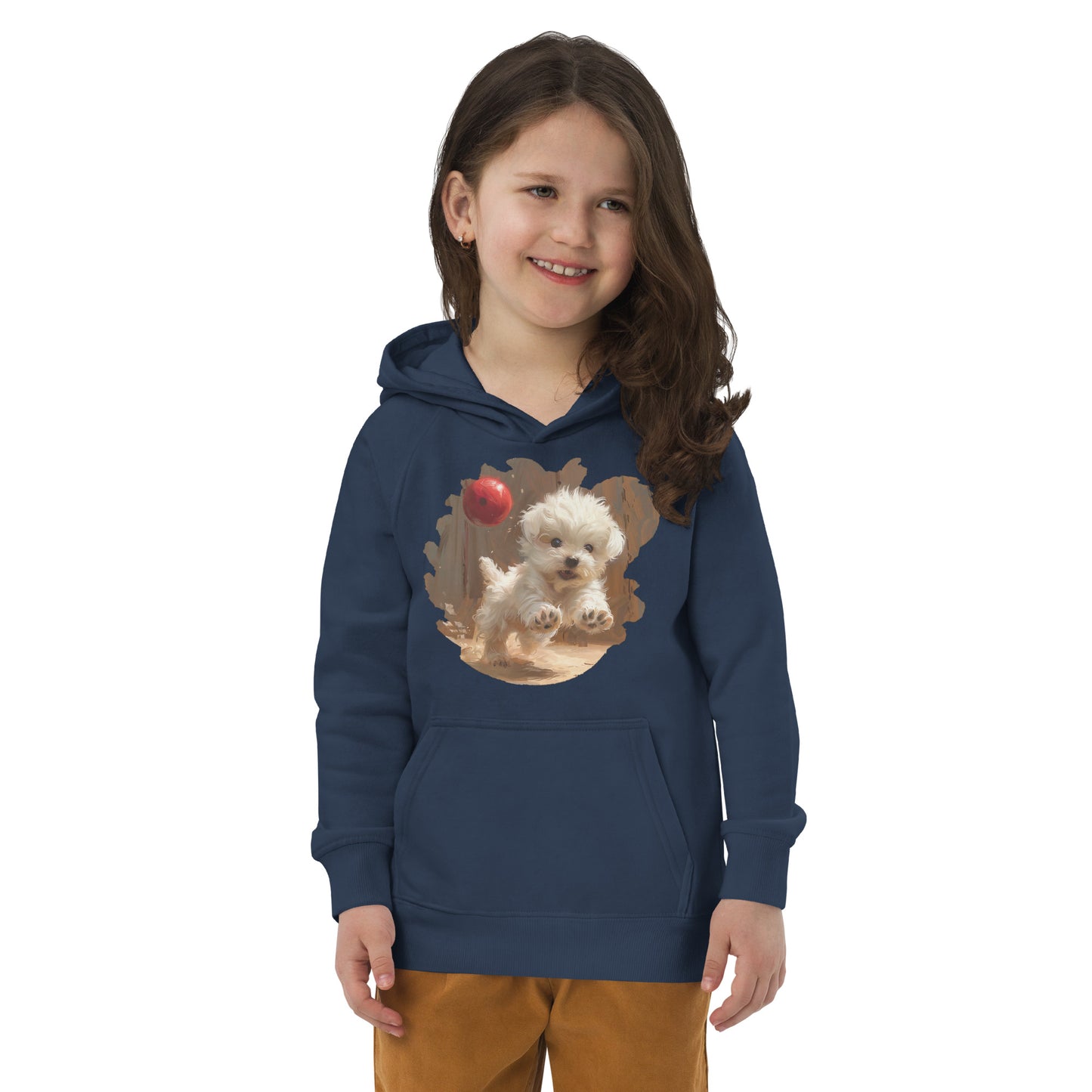 Sudadera infantil eco "Cachorro Juguetón"
