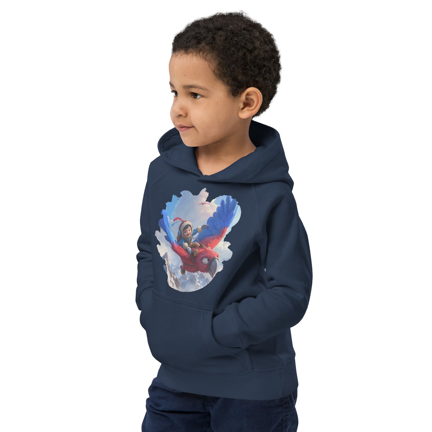 Sudadera Infantil Eco "Aventura en el Cielo"