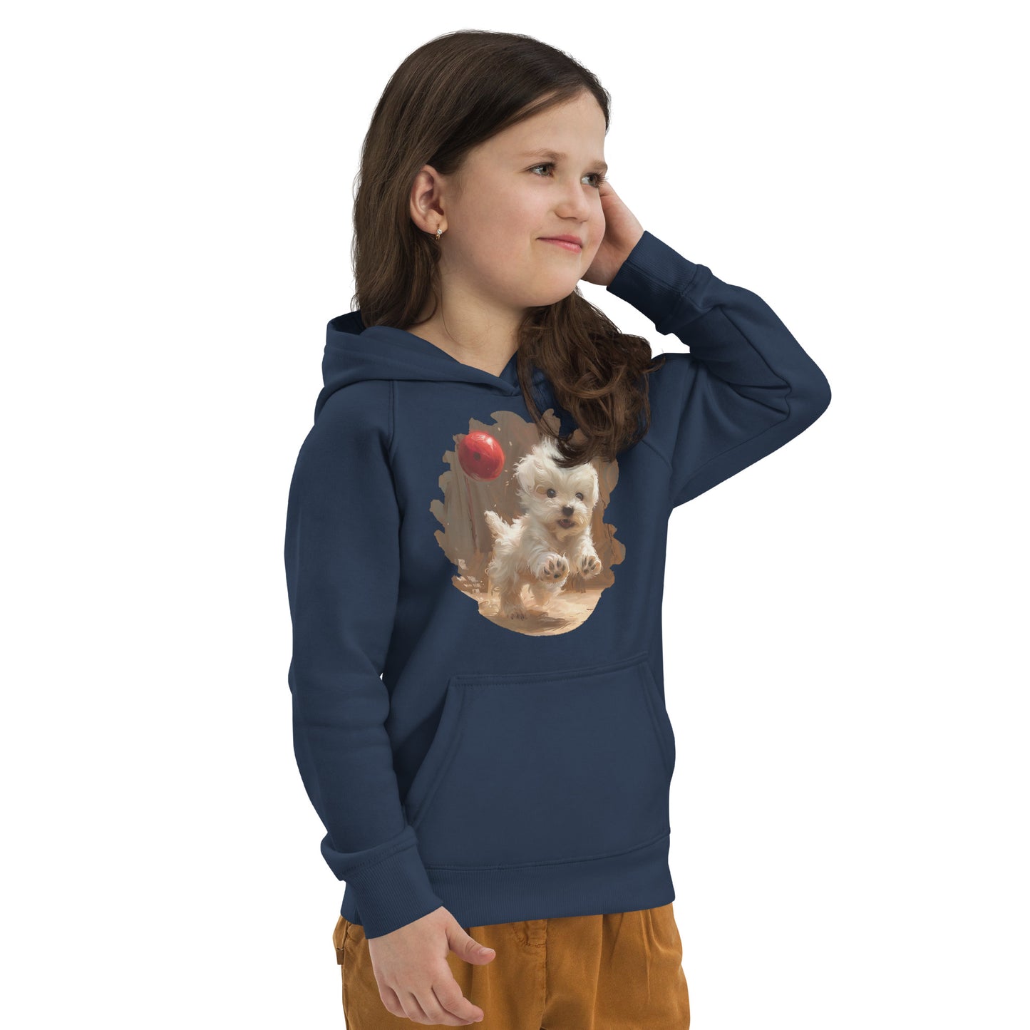 Sudadera infantil eco "Cachorro Juguetón"