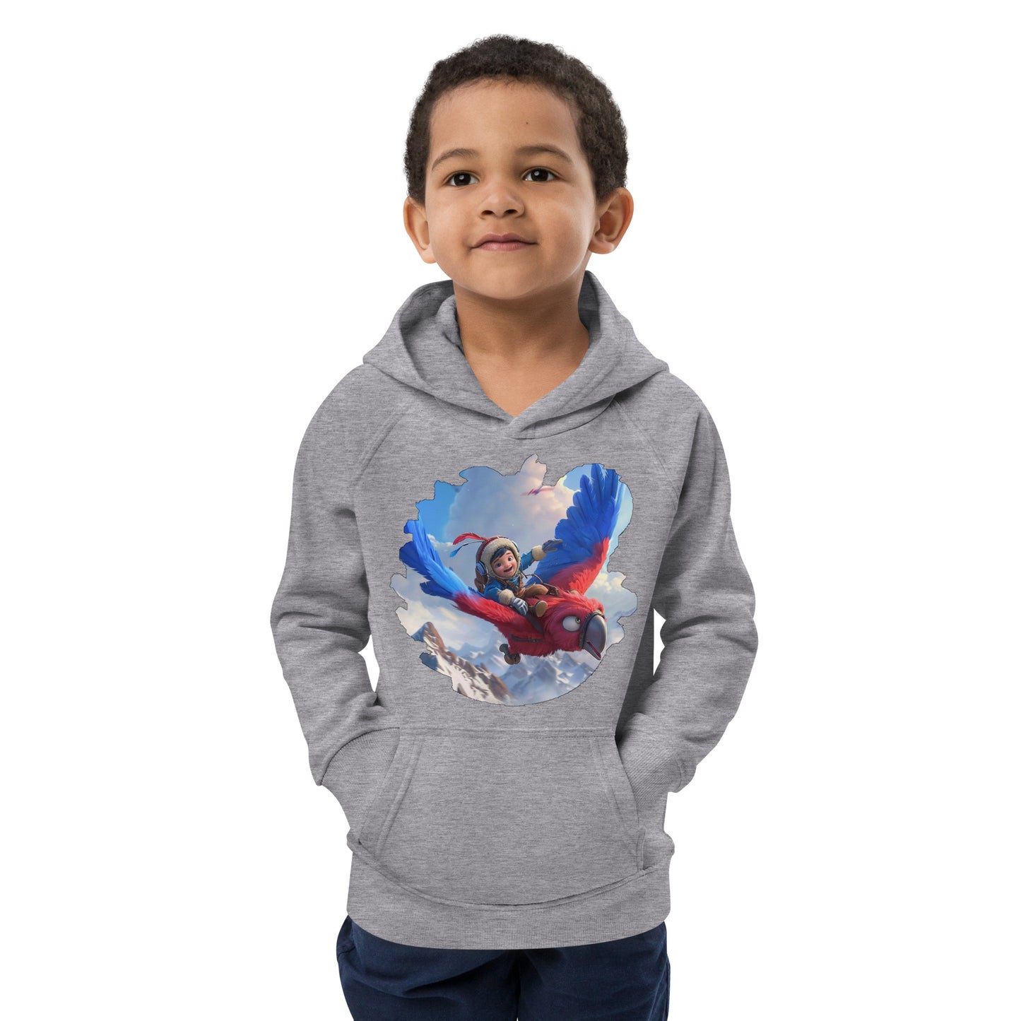 Sudadera Infantil Eco "Aventura en el Cielo"