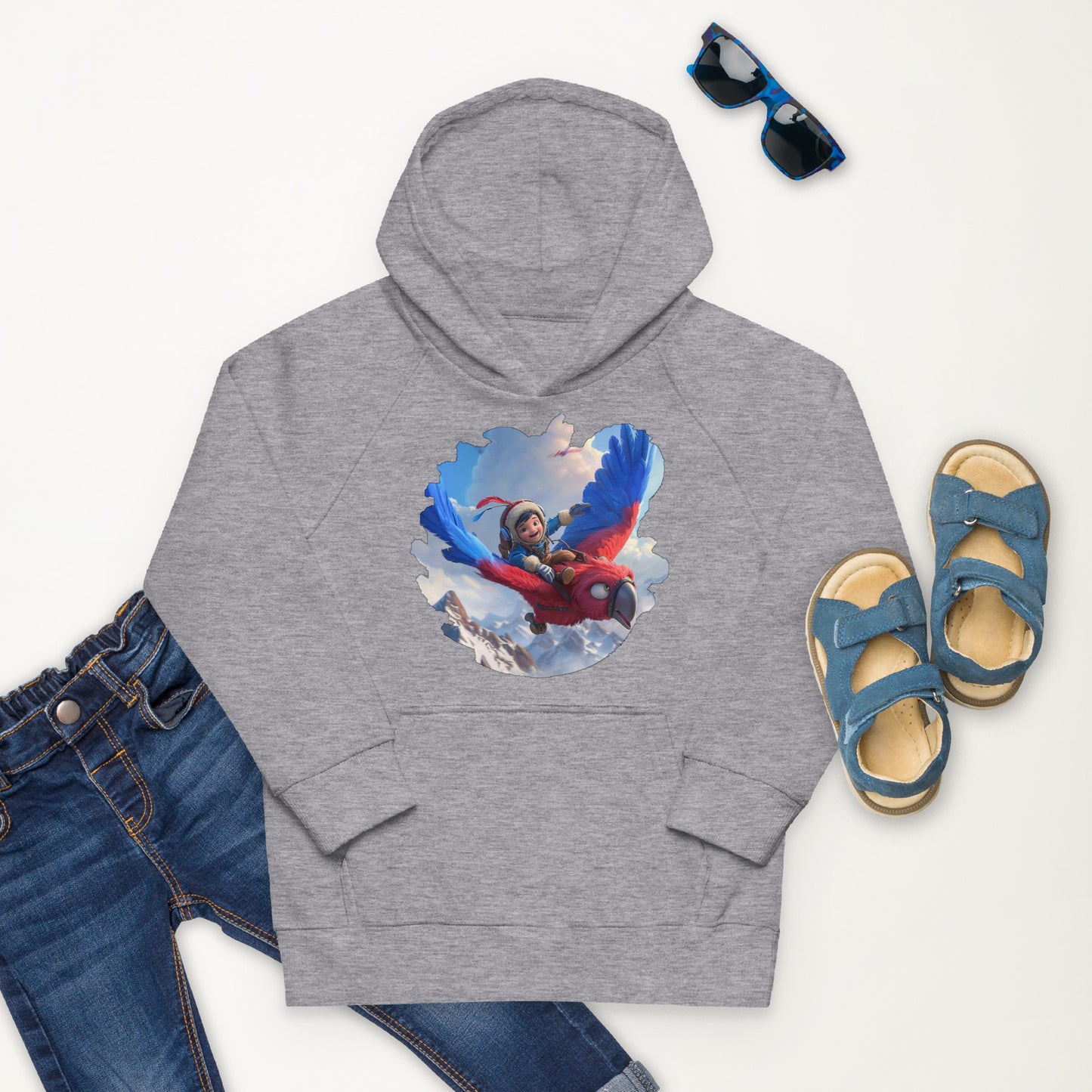 Sudadera Infantil Eco "Aventura en el Cielo"