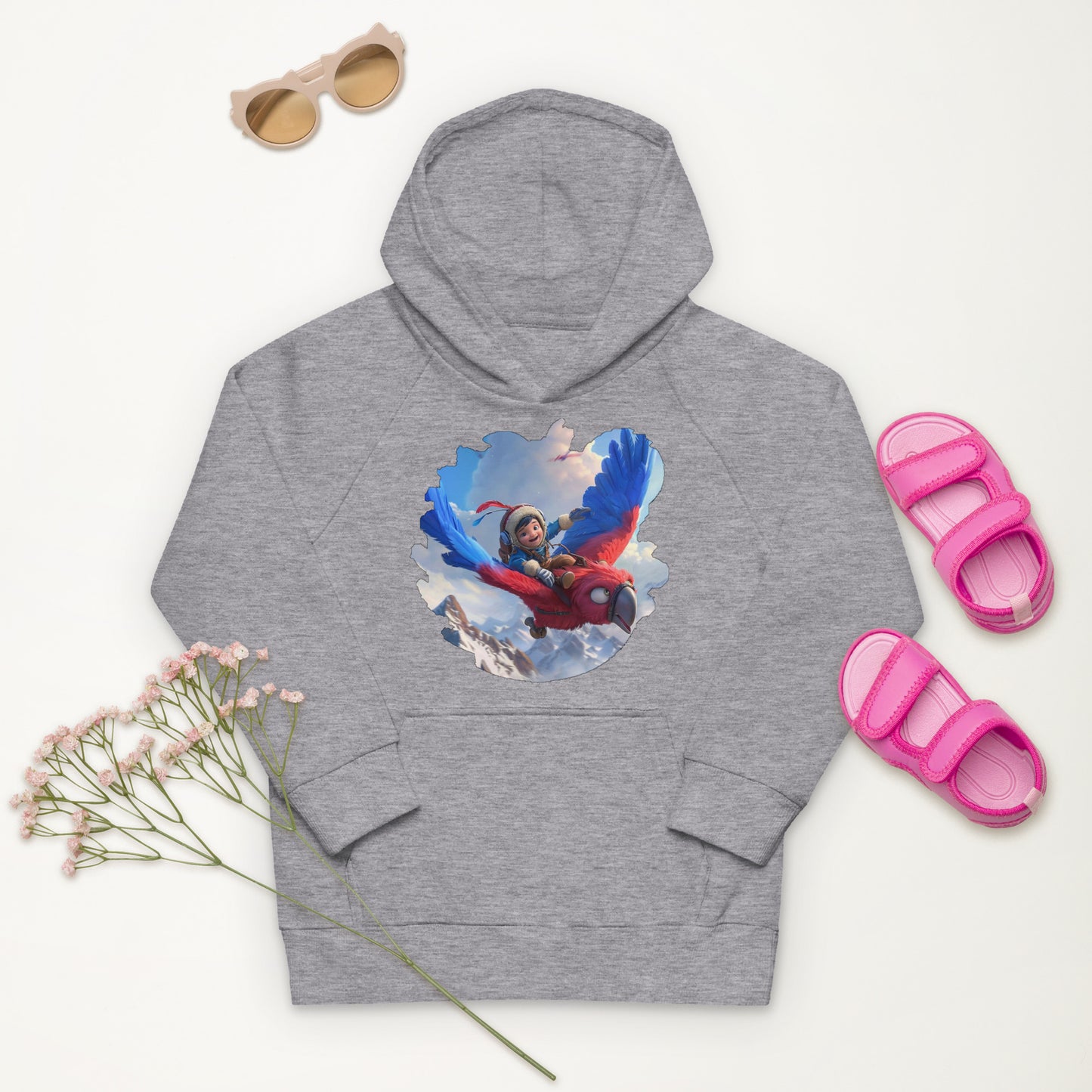 Sudadera Infantil Eco "Aventura en el Cielo"