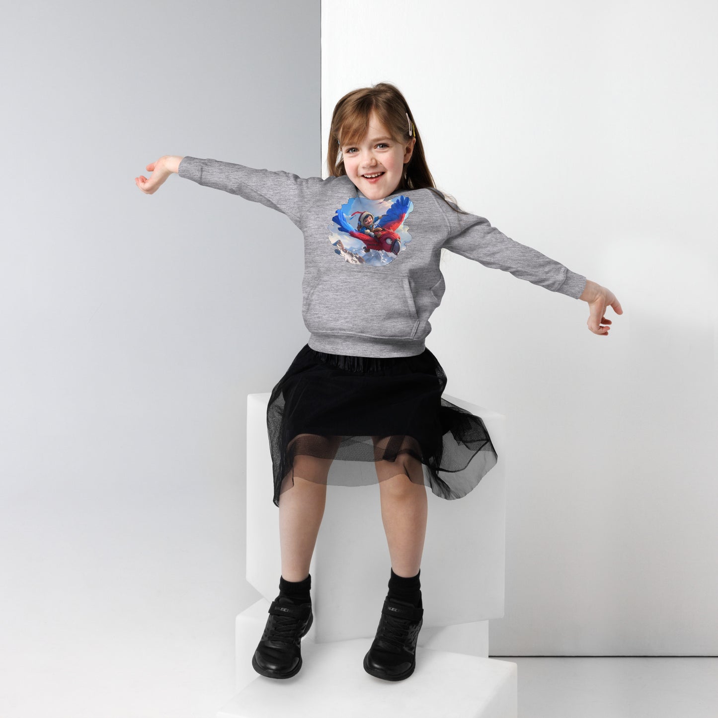 Sudadera Infantil Eco "Aventura en el Cielo"