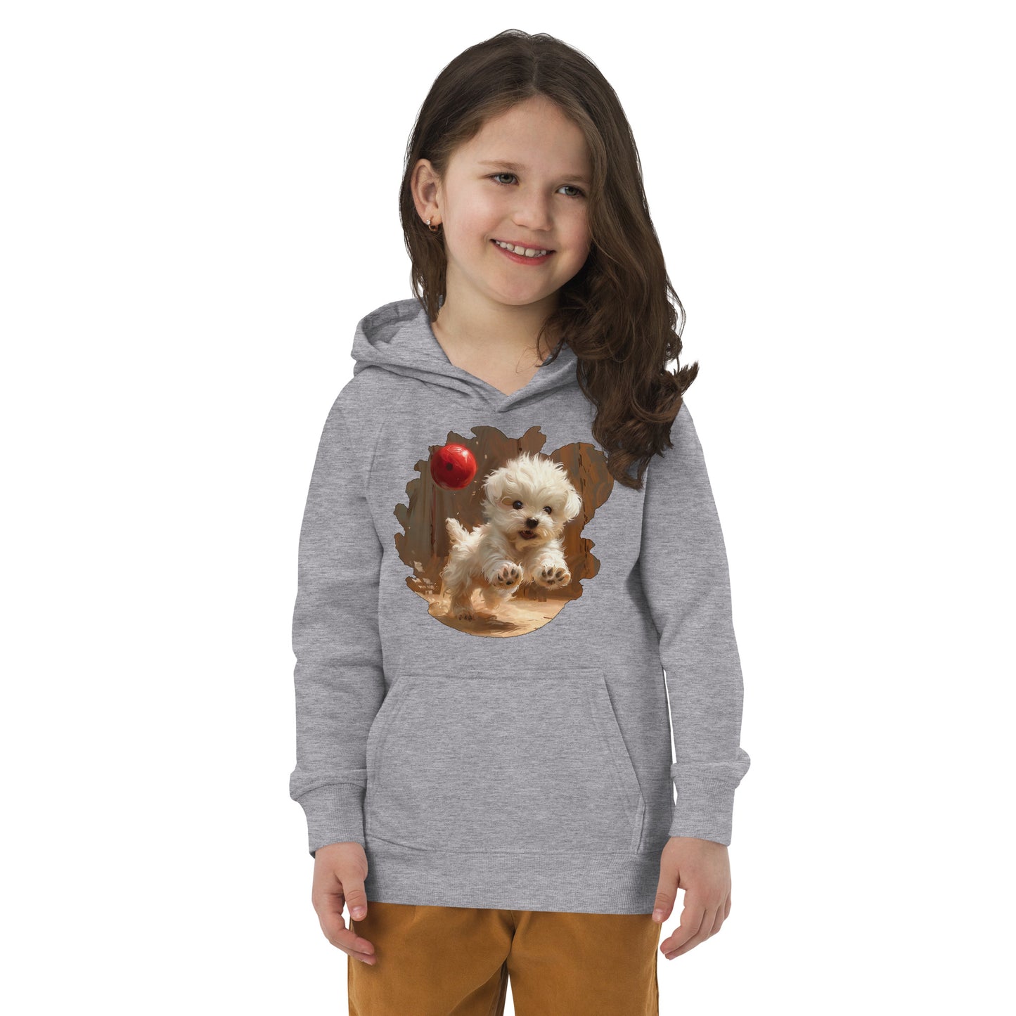 Sudadera infantil eco "Cachorro Juguetón"