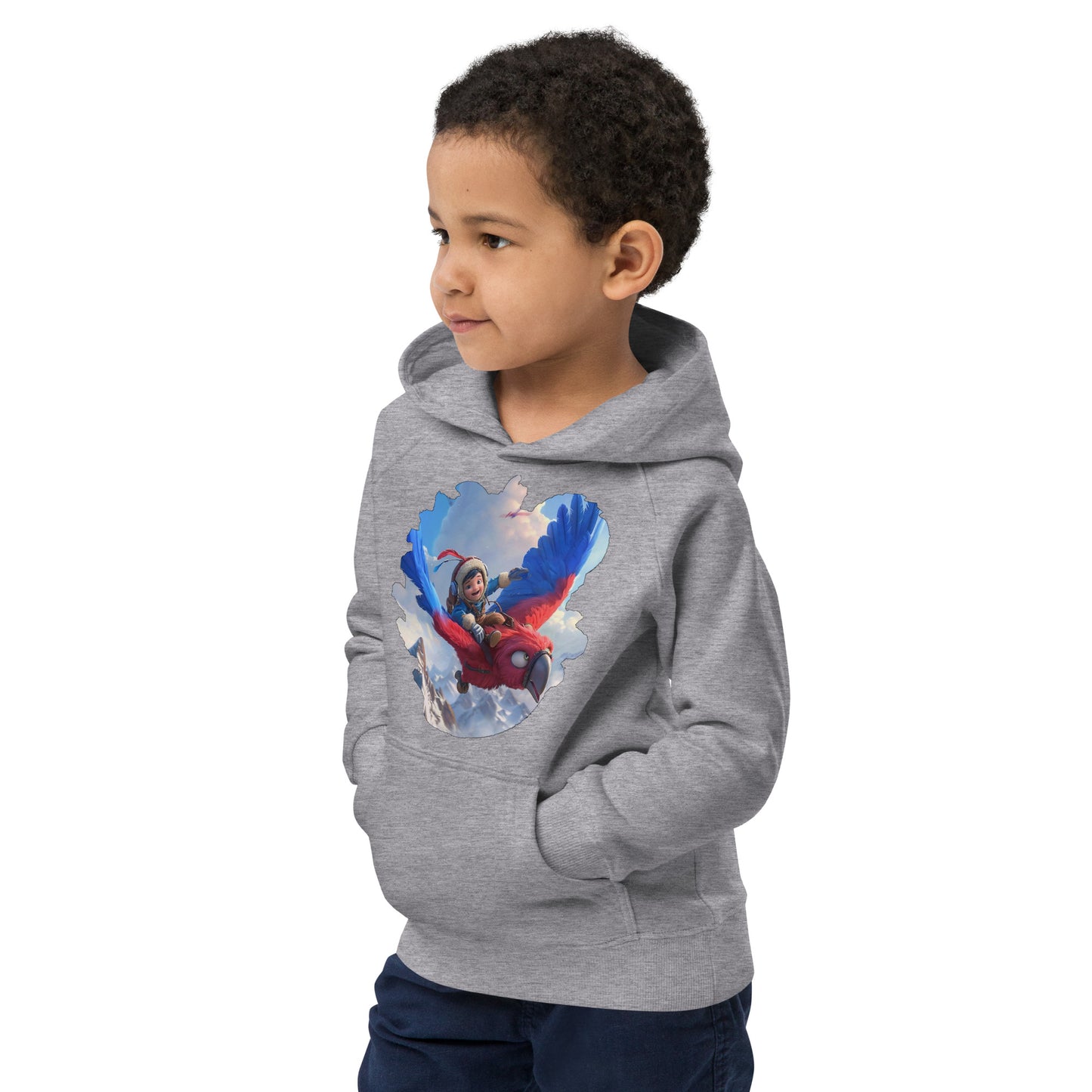 Sudadera Infantil Eco "Aventura en el Cielo"