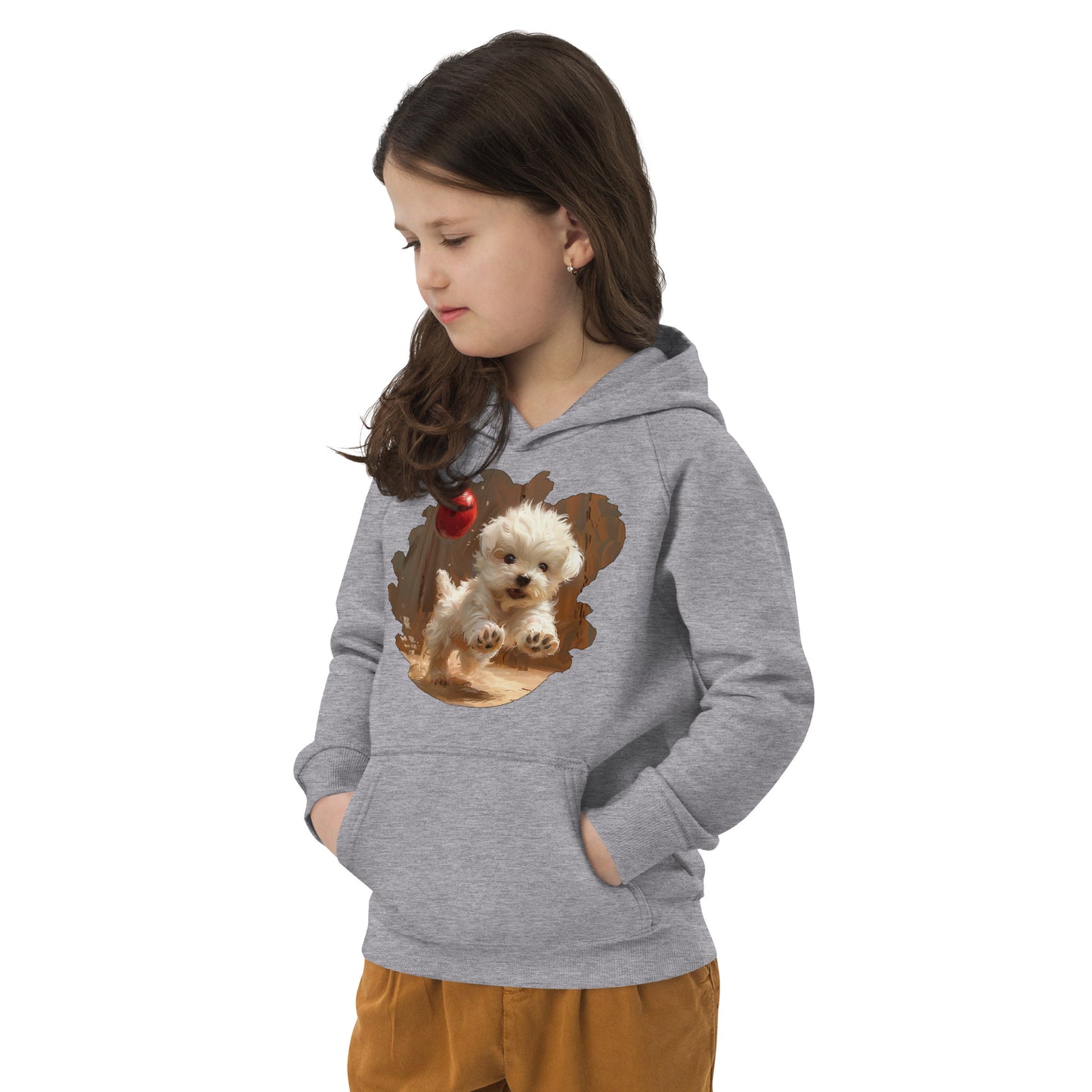Sudadera infantil eco "Cachorro Juguetón"