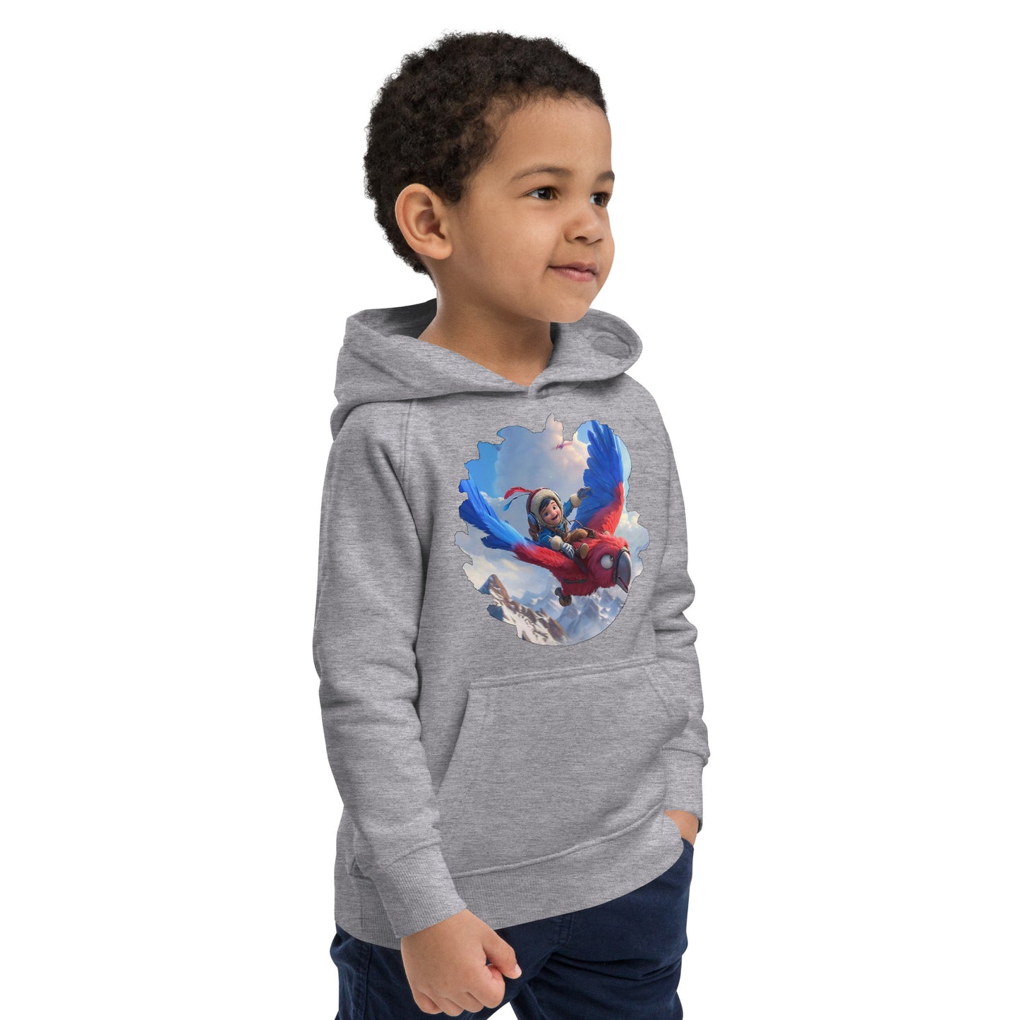 Sudadera Infantil Eco "Aventura en el Cielo"