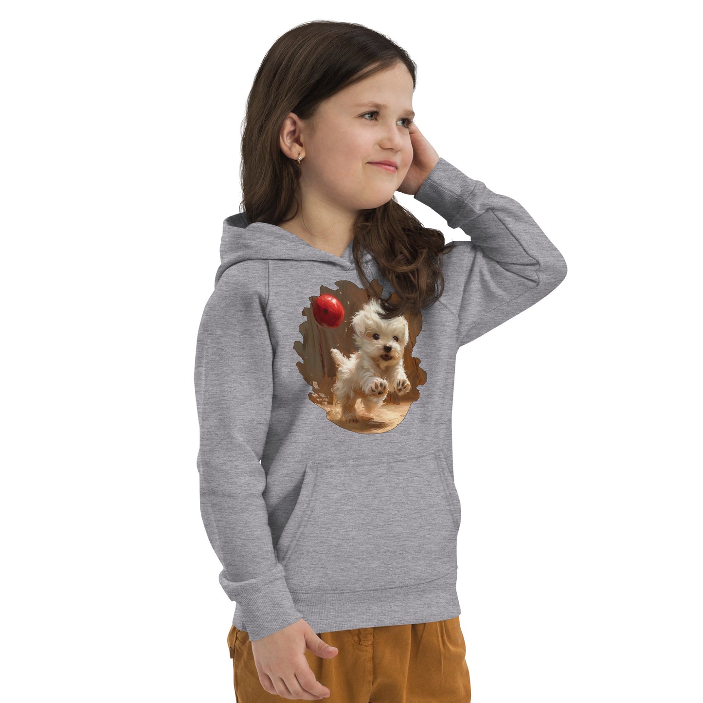 Sudadera infantil eco "Cachorro Juguetón"