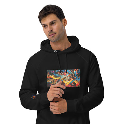 Sudadera con capucha eco unisex con Estampado de Arte Urbano Graffiti