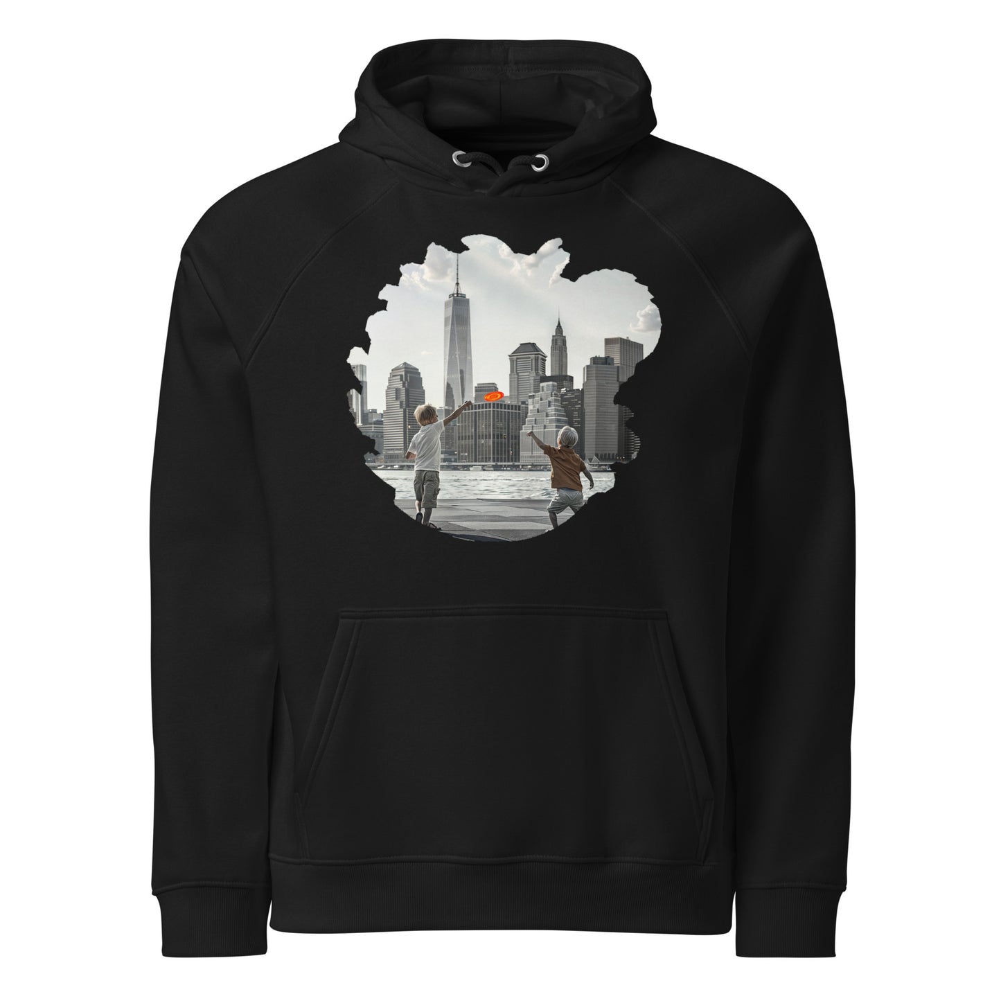 Sudadera con capucha eco unisex con Estampado de Juegos Urbanos