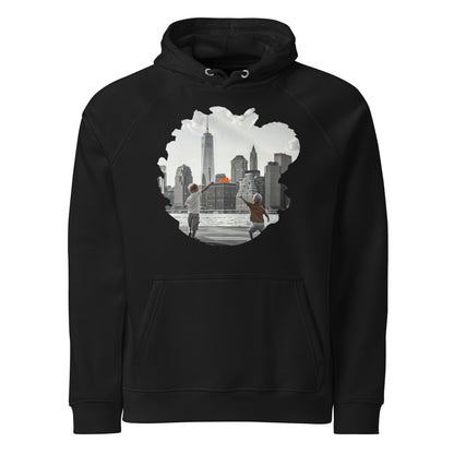 Sudadera con capucha eco unisex con Estampado de Juegos Urbanos