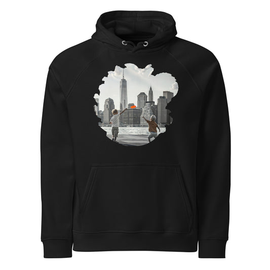 Sudadera con capucha eco unisex con Estampado de Juegos Urbanos