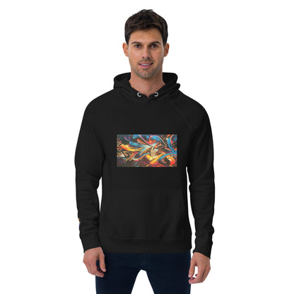 Sudadera con capucha eco unisex con Estampado de Arte Urbano Graffiti