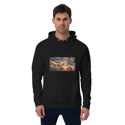 Sudadera con capucha eco unisex con Estampado de Arte Urbano Graffiti