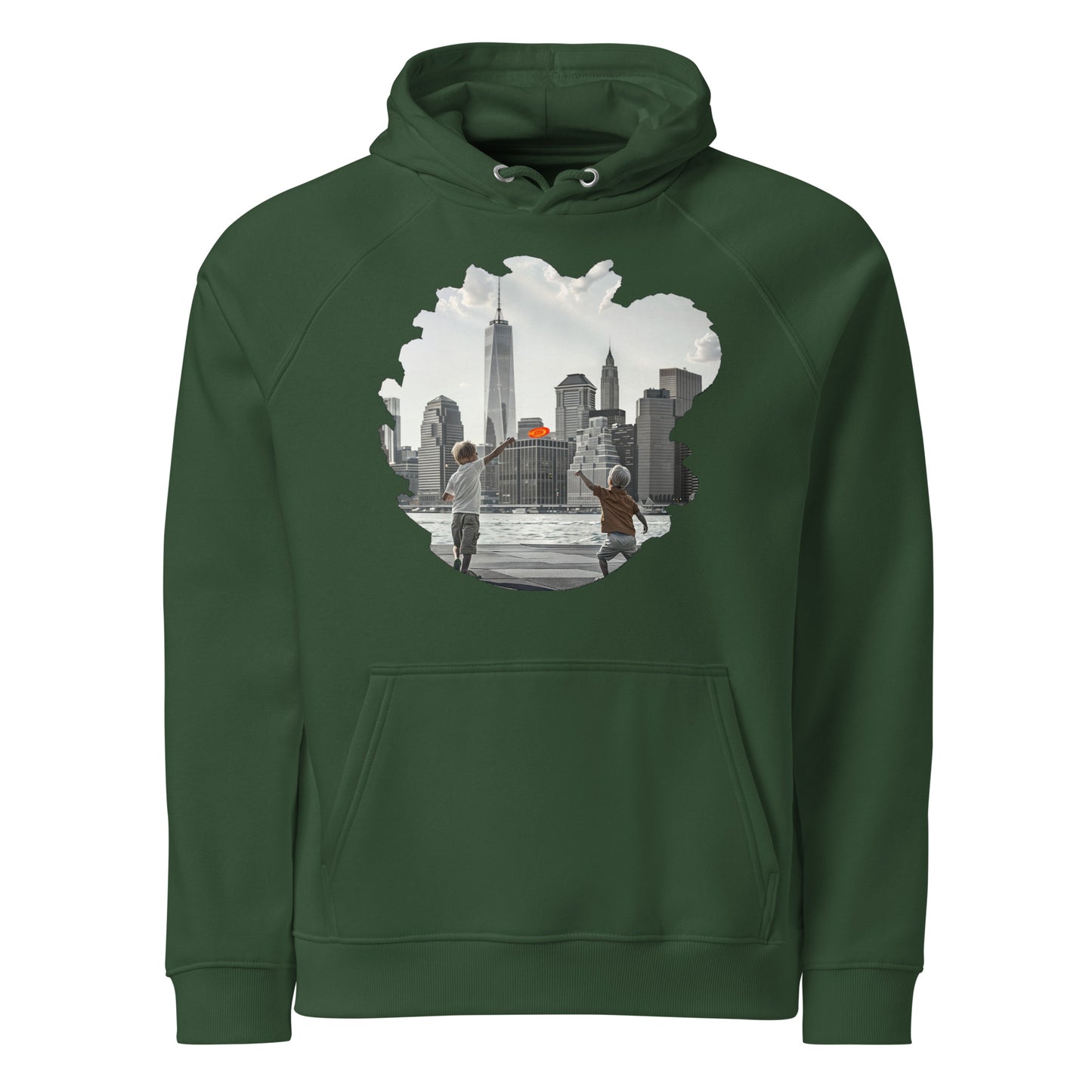 Sudadera con capucha eco unisex con Estampado de Juegos Urbanos