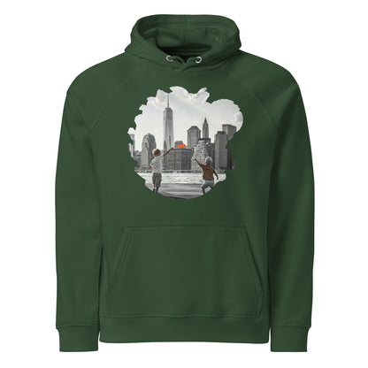 Sudadera con capucha eco unisex con Estampado de Juegos Urbanos