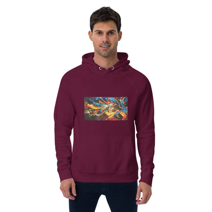 Sudadera con capucha eco unisex con Estampado de Arte Urbano Graffiti