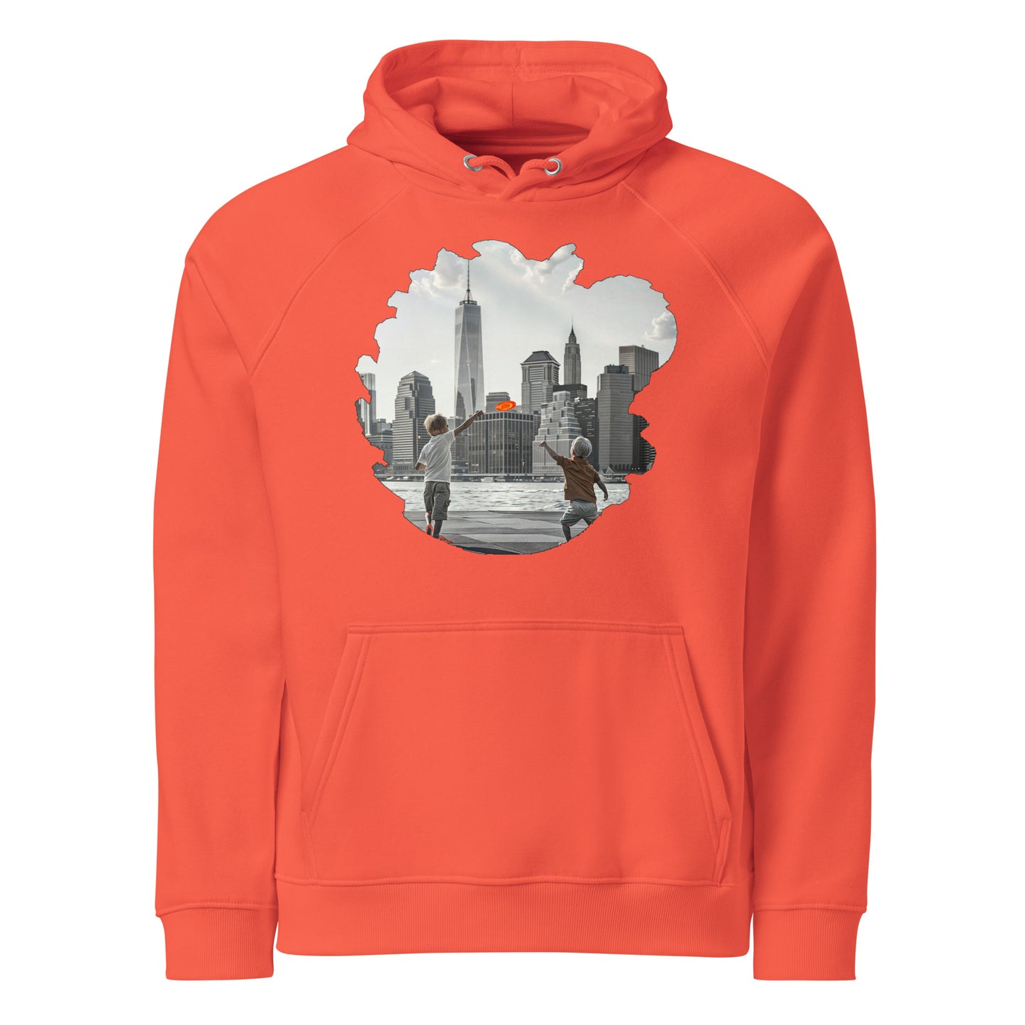 Sudadera con capucha eco unisex con Estampado de Juegos Urbanos