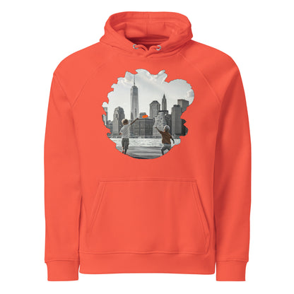 Sudadera con capucha eco unisex con Estampado de Juegos Urbanos