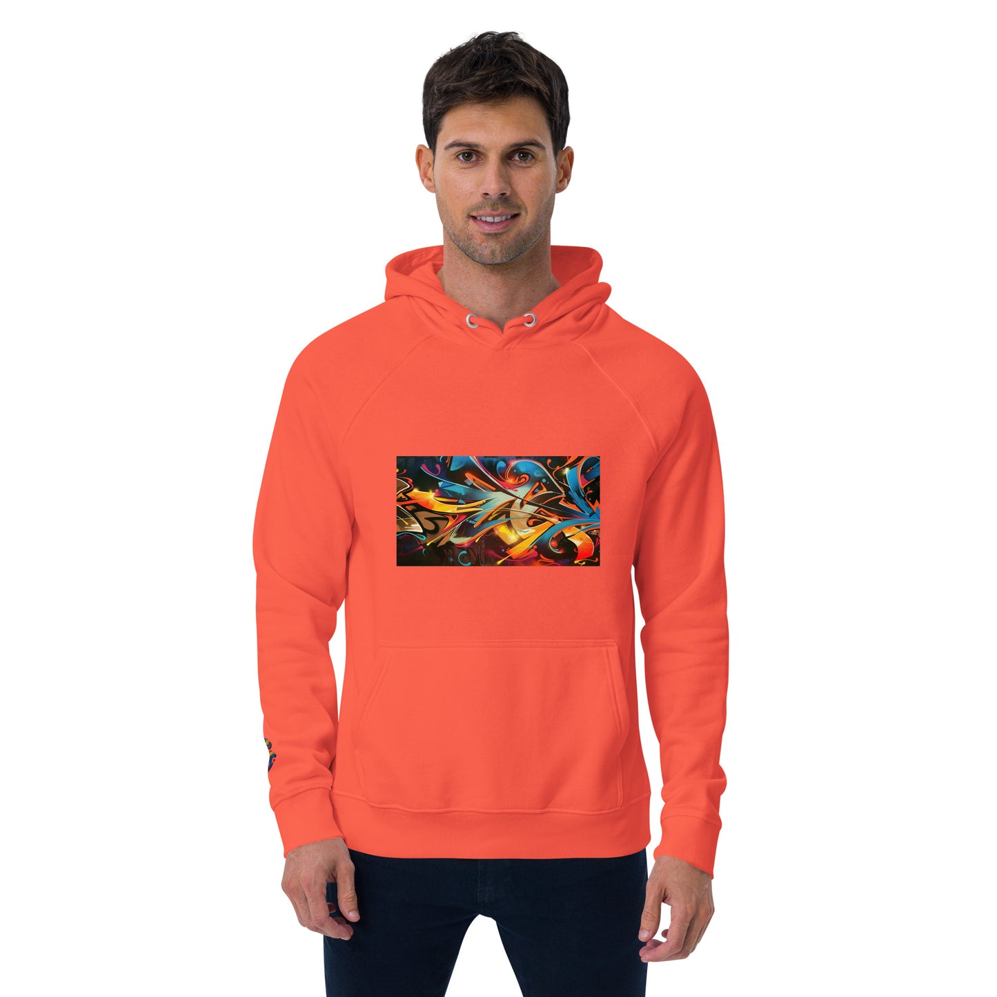Sudadera con capucha eco unisex con Estampado de Arte Urbano Graffiti