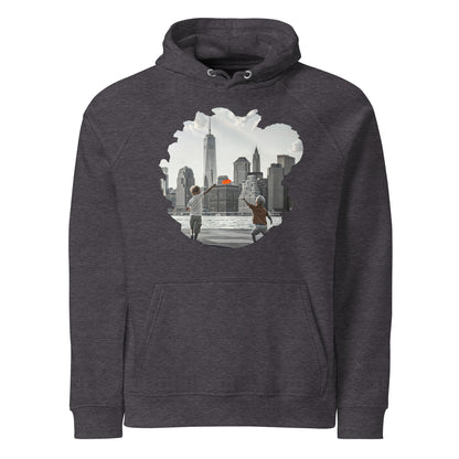 Sudadera con capucha eco unisex con Estampado de Juegos Urbanos