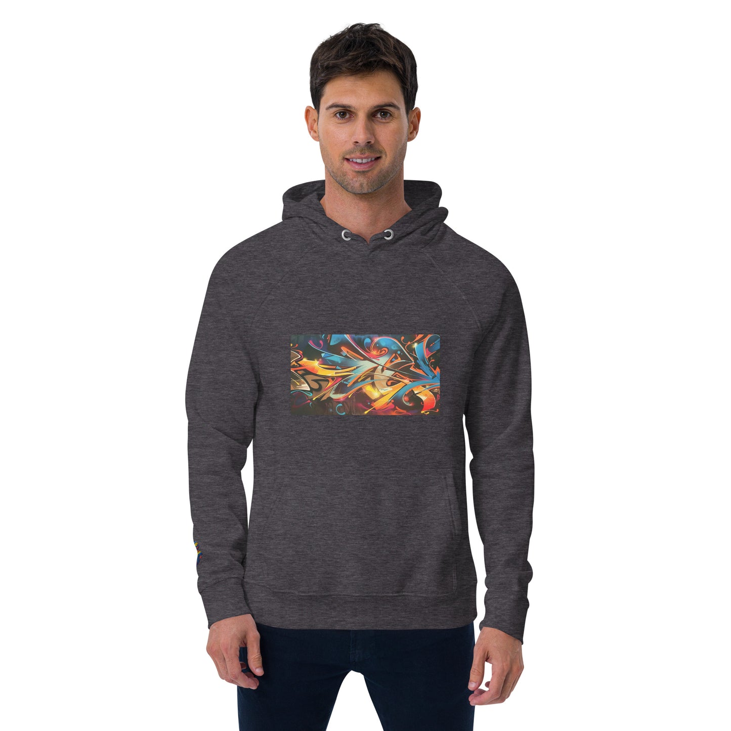Sudadera con capucha eco unisex con Estampado de Arte Urbano Graffiti