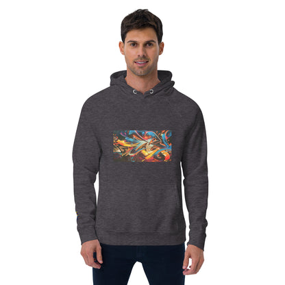 Sudadera con capucha eco unisex con Estampado de Arte Urbano Graffiti