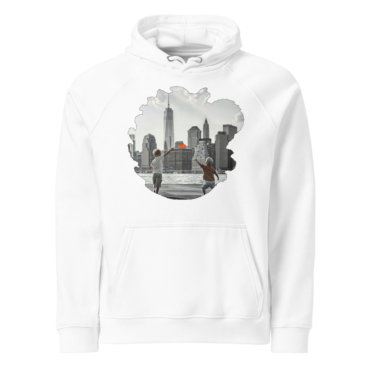 Sudadera con capucha eco unisex con Estampado de Juegos Urbanos