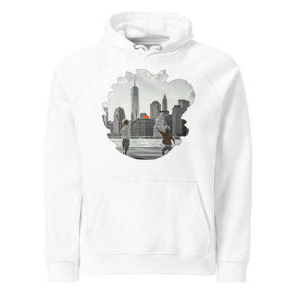 Sudadera con capucha eco unisex con Estampado de Juegos Urbanos