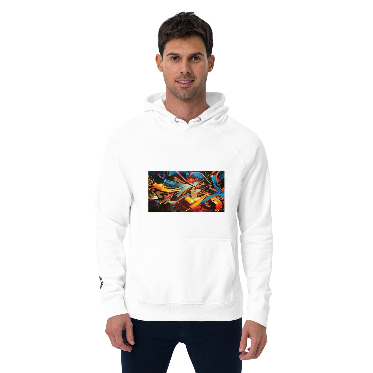 Sudadera con capucha eco unisex con Estampado de Arte Urbano Graffiti