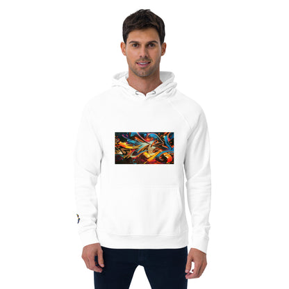 Sudadera con capucha eco unisex con Estampado de Arte Urbano Graffiti