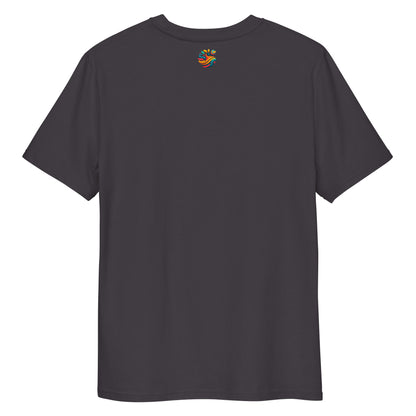 Camiseta de algodón orgánico unisex con Estampado de Surf y Palmera Tropical