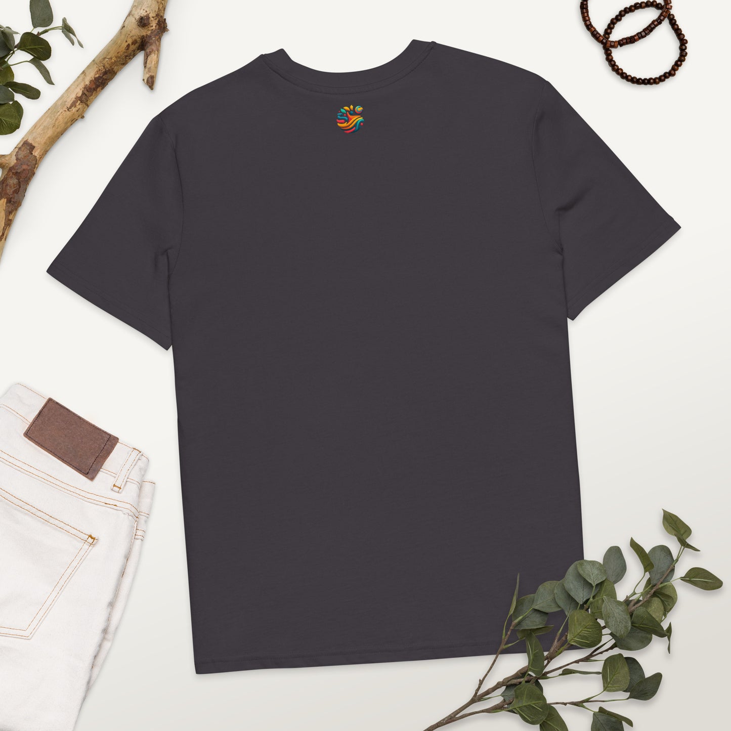 Camiseta de algodón orgánico unisex con Estampado de Realidad Virtual y Juegos