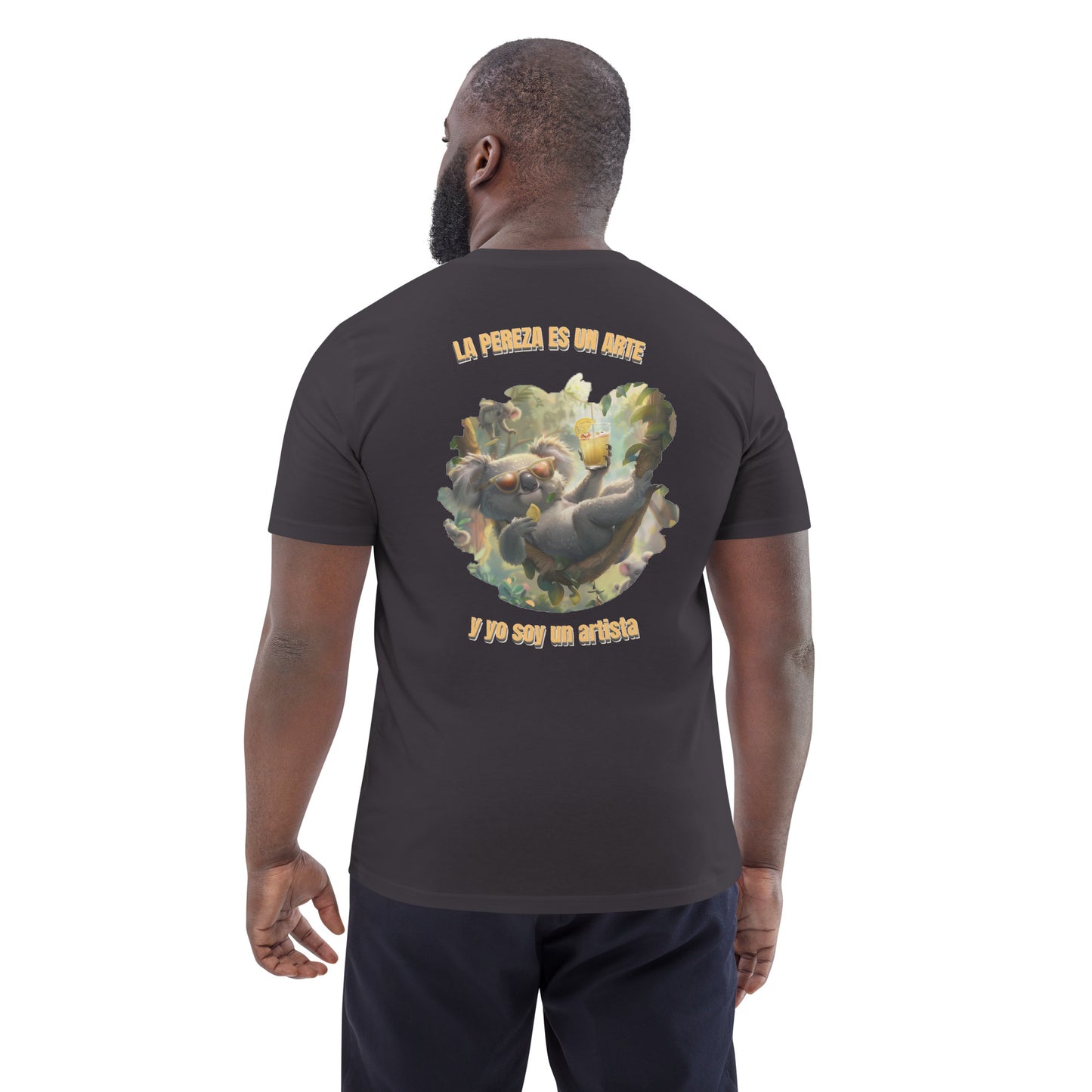 Camiseta Orgánica "Arte de la Pereza" para Relajarse con Estilo