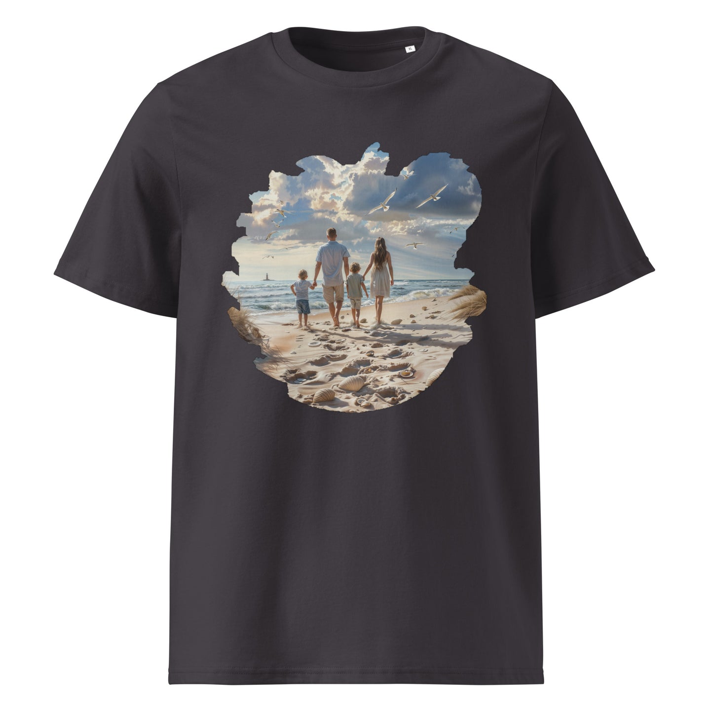 Camiseta de Algodón Orgánico Unisex "Días de Playa"