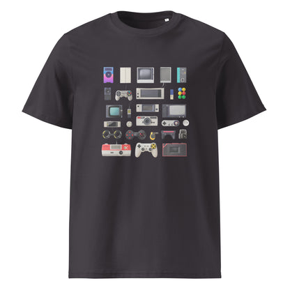 Camiseta de algodón orgánico unisex con Estampado de Gadgets Retro