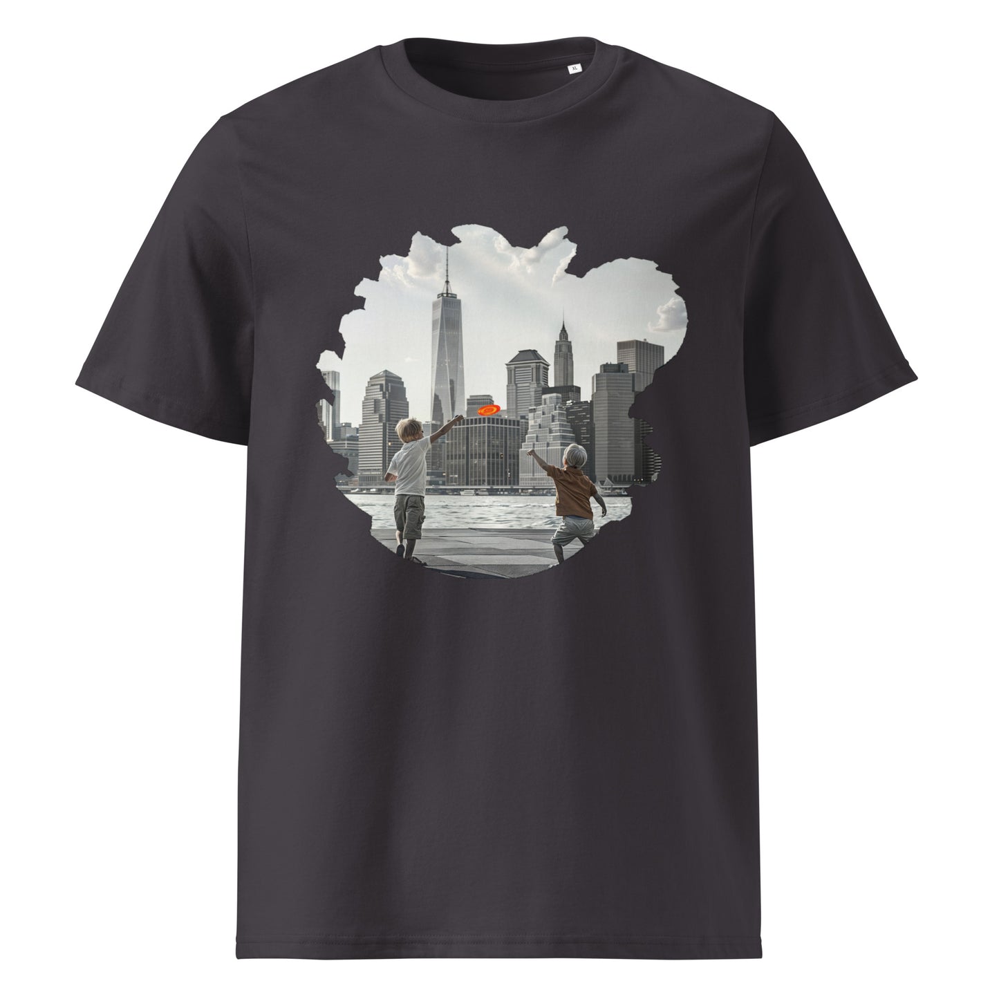 Camiseta de algodón orgánico unisex con Estampado de Juegos Urbanos