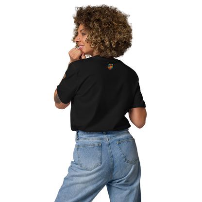 Camiseta Mujer de Algodón Orgánico "Cachorro Juguetón"
