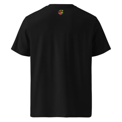 Camiseta de algodón orgánico unisex con Estampado de Skateboarding Urbano