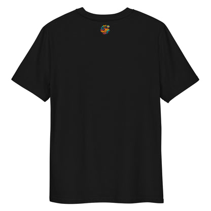 Camiseta de algodón orgánico unisex con Estampado de Surf y Palmera Tropical