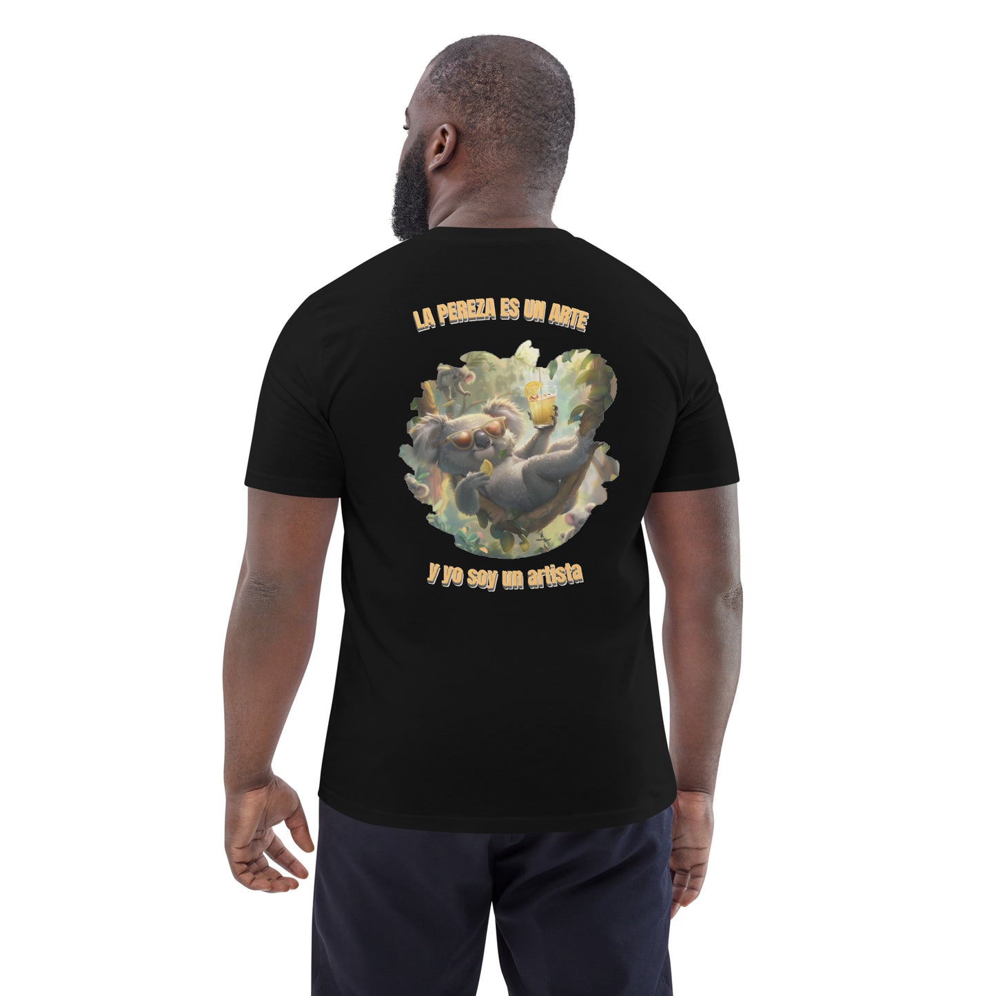 Camiseta Orgánica "Arte de la Pereza" para Relajarse con Estilo