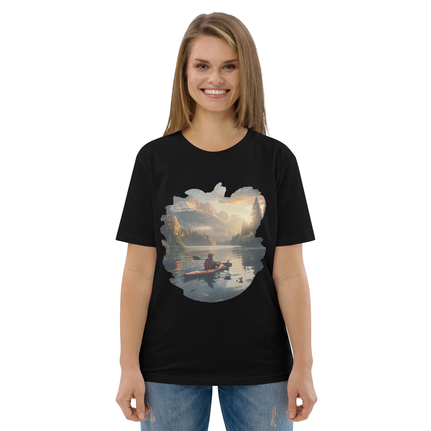 Camiseta Orgánica de Algodón "Explorador del Lago"